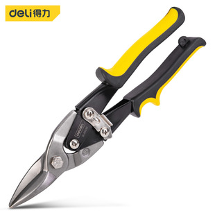 Deli straight head aviation scissors DL20030 iron scissors keel integrated ceiling industrial aluminum gusset stainless steel plate