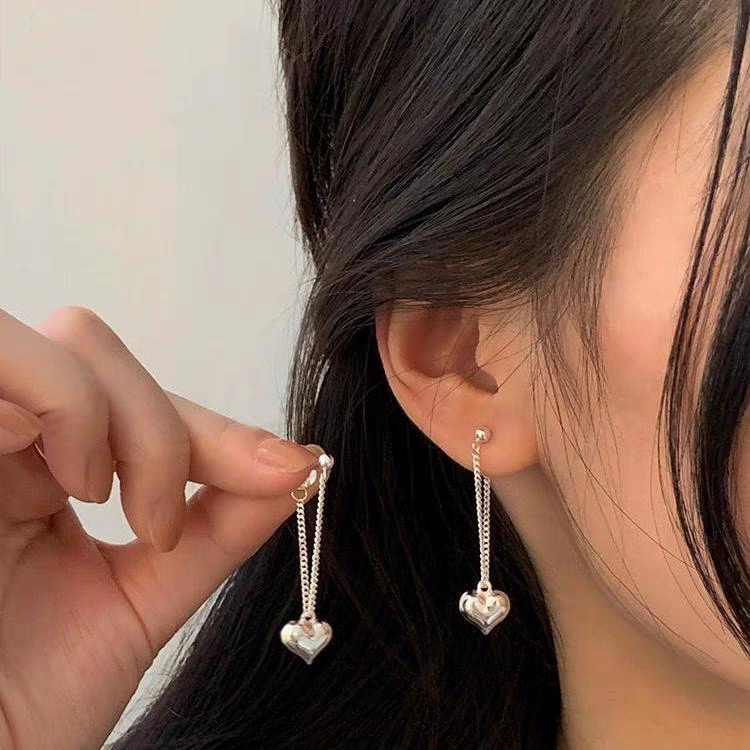 Fashionable Korean fresh cute earrings with tassels