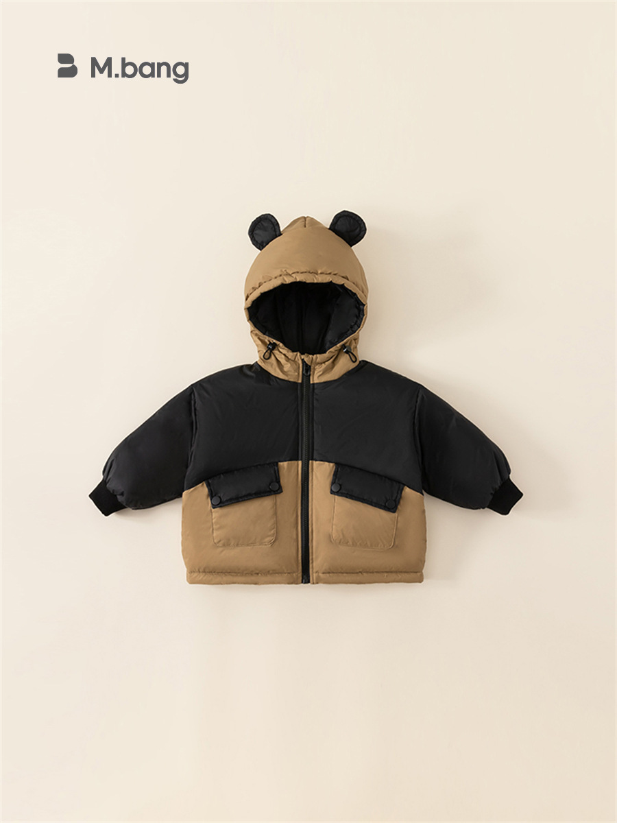 Youbao Ropa para niños Invierno Casual Niños y niñas 90 Chaqueta de plumón de pato blanco Chaqueta de plumón para niños DY82101