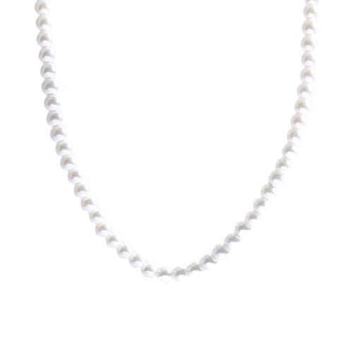 Shijia Pearl necklace, female personality, temperament, niche sweater chain, atmosphere,  new French Internet celebrity accessories