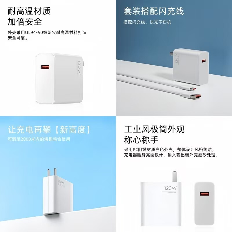 Xiaomi 120 ワット充電器 67 ワット超高速充電ヘッド Xiaomi 14pro Redmi 携帯電話充電ヘッドゴールドラベルに適しています|undefined