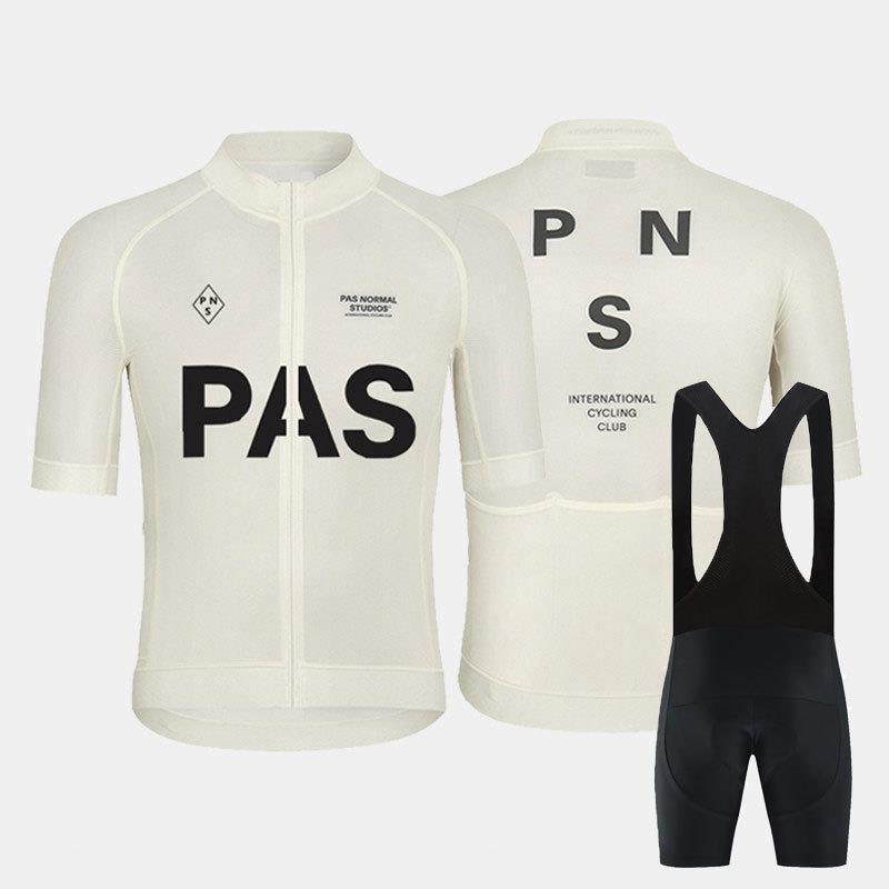 Cross-border Hot Sale PAS Men's Short-sleeved Riding Suit suit Breathable Summer PNS Bicycle Sportswear