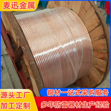 接地硬铜绞线TJ120平方 裸铜绞线 镀锡铜绞线TJX150mm 保电阻