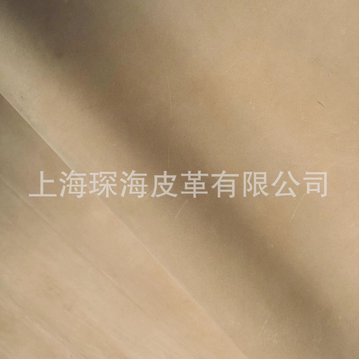 头层牛皮 皮革皮料 牛皮面料 整张牛皮 磨砂皮 杏色