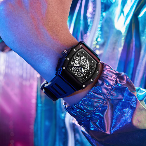 Cross-border brand watches men's watches trendy waterproof men's watches student personalized barrel-shaped quartz watches wholesale