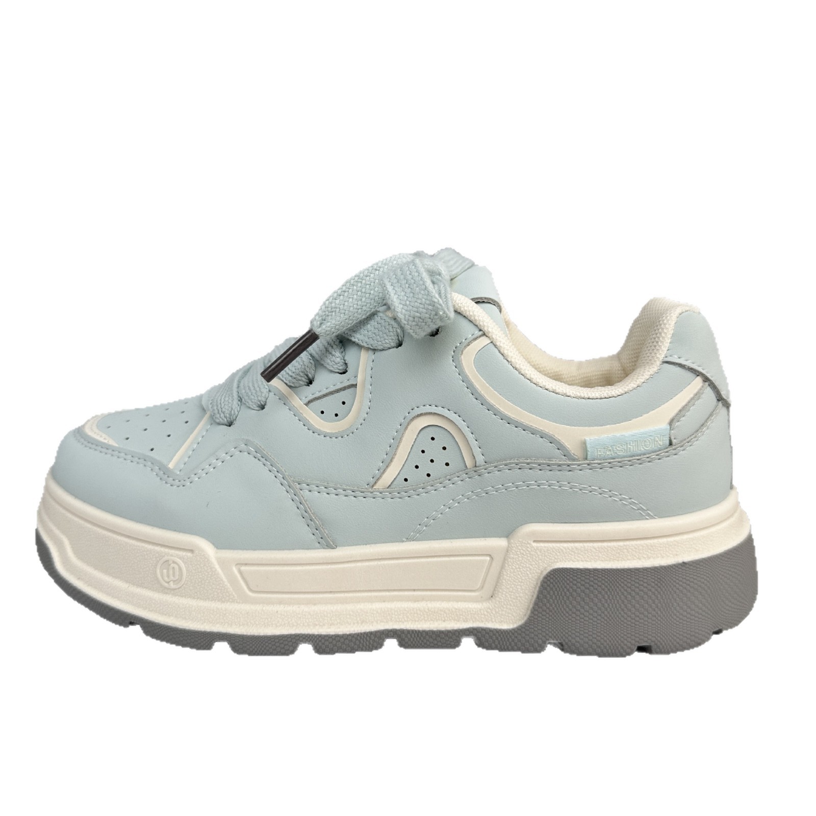 Yuanbo nicho no golpear zapatos de skate para mujeres 2025 nuevo primavera y otoño zapatos blancos de suela gruesa zapatos de pan universal