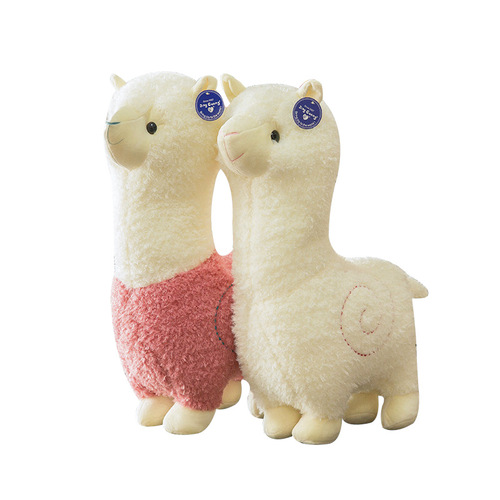 Wholesale mythical animal alpaca doll grass mud horse pillow plush toy zodiac sheep children girls birthday gifts on behalf of