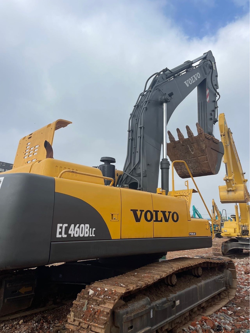 2023 inventario 210 Volvo excavadora de segunda mano 200 excavadora línea de exportación de comercio exterior