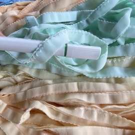 弹力双层花边内衣内裤保暖衣领口收口花芽包边条松紧带包边