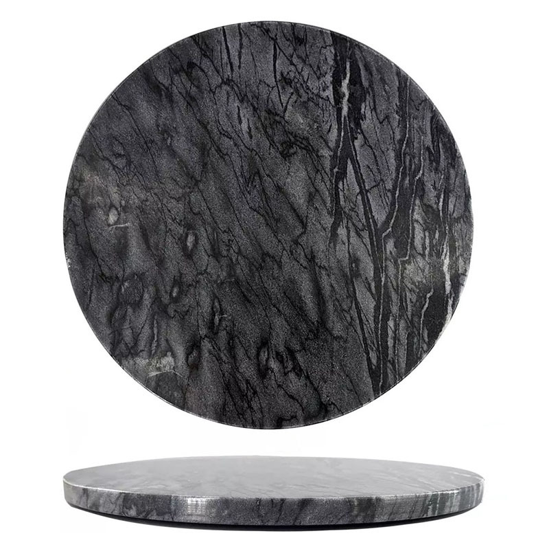 Nordicins creativo redondo bandeja de mármol natural minimalista almacenamiento de baño de hotel modelo de habitación adornos bandeja