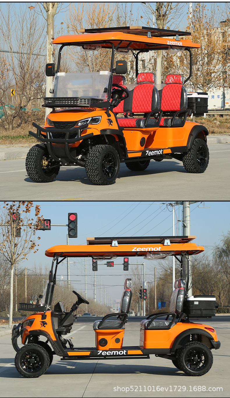 Electric Four-Wheel Sightseeing Car, Golf Cart, Campus Security Patrol Car, Real Estate Viewing Car, Reception Car, Shuttle Bus