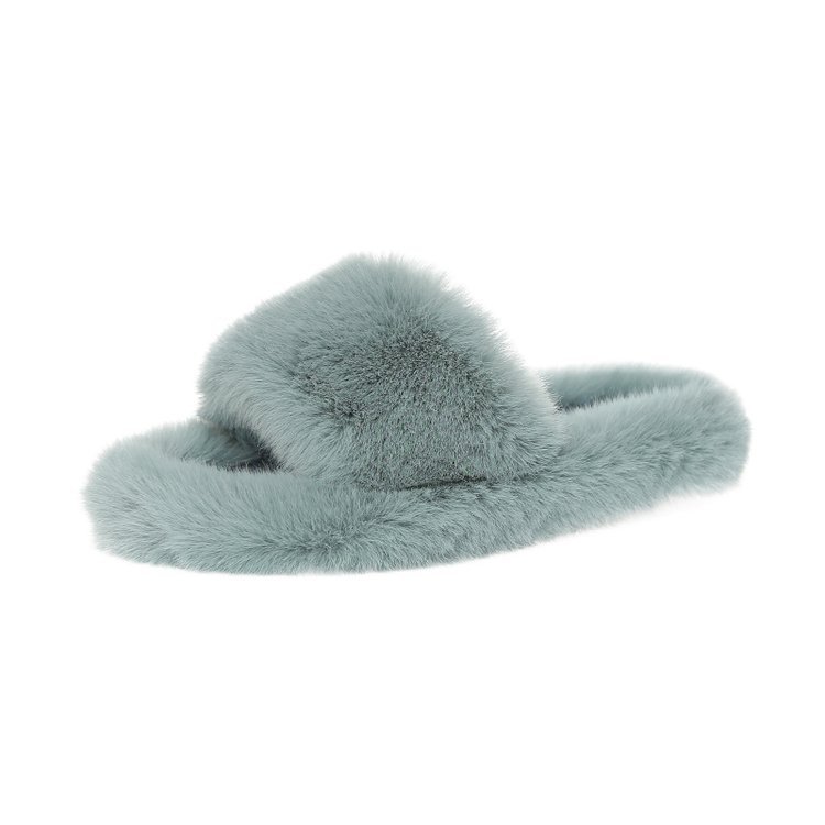 Thick-Soled Wool Slippers NSDFX81611