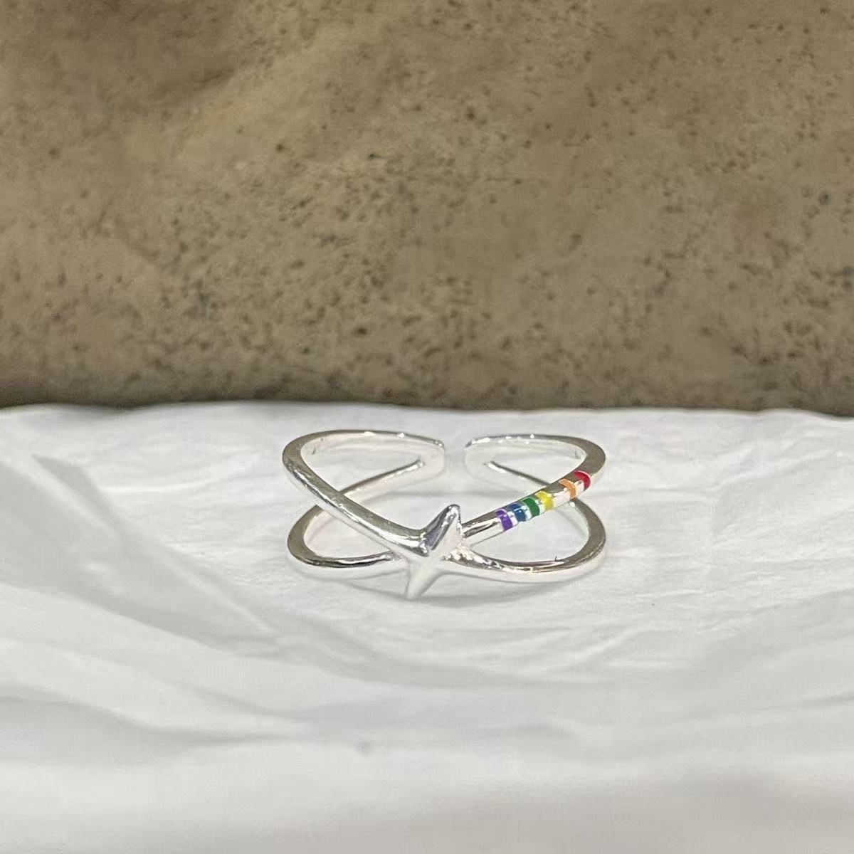 New Mobius Ring Niche Design Fashion Simple All-match High-end Sense Personality Opening Ring Birthday Gift