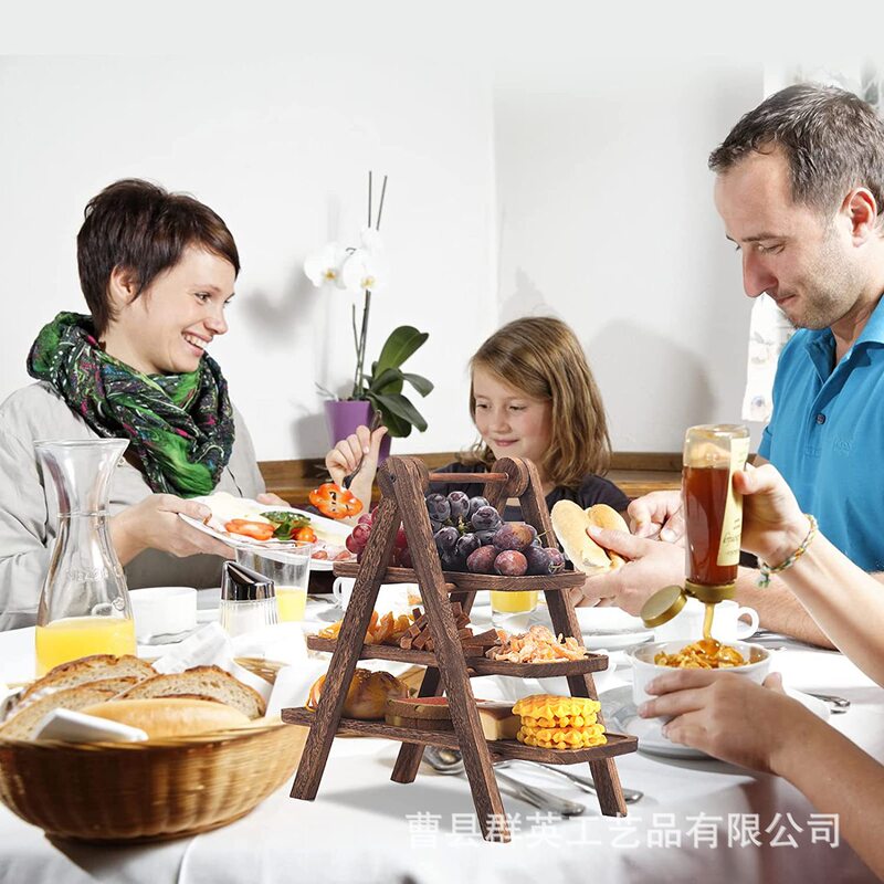 Simple Multi-layer Storage Rack Hotel Banquet Fruit Dessert Self-service Bracket Family Hot Pot Food Storage Rack