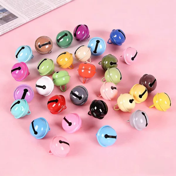 Colorful Small Bells Wholesale DIY Accessories Swing Accessories Pendants Pet Candy-Colored Painted Bell Materials