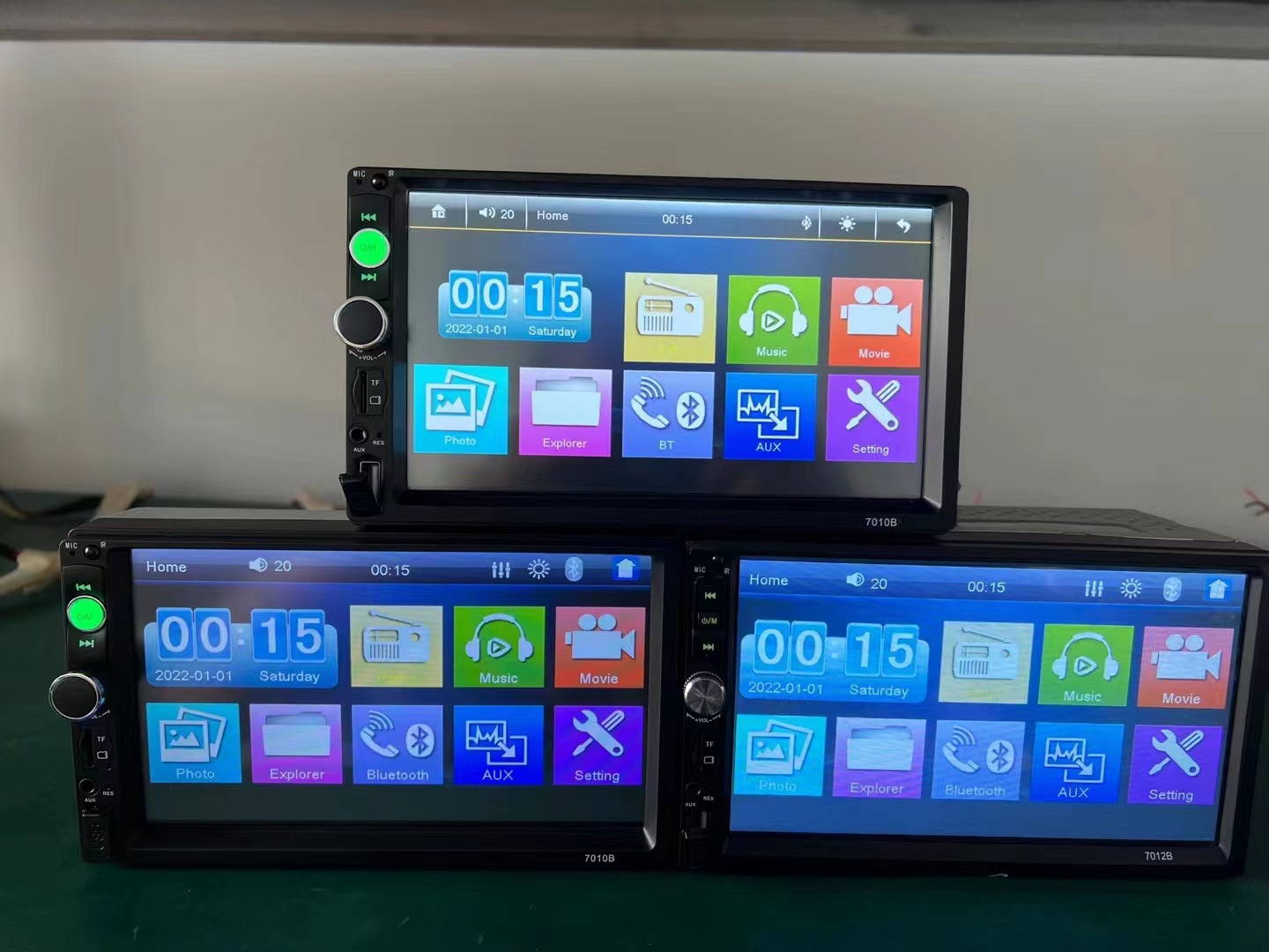 7 inch car multimedia CarPlay central control universal radio dual ingot 2din bluetooth car MP5 player
