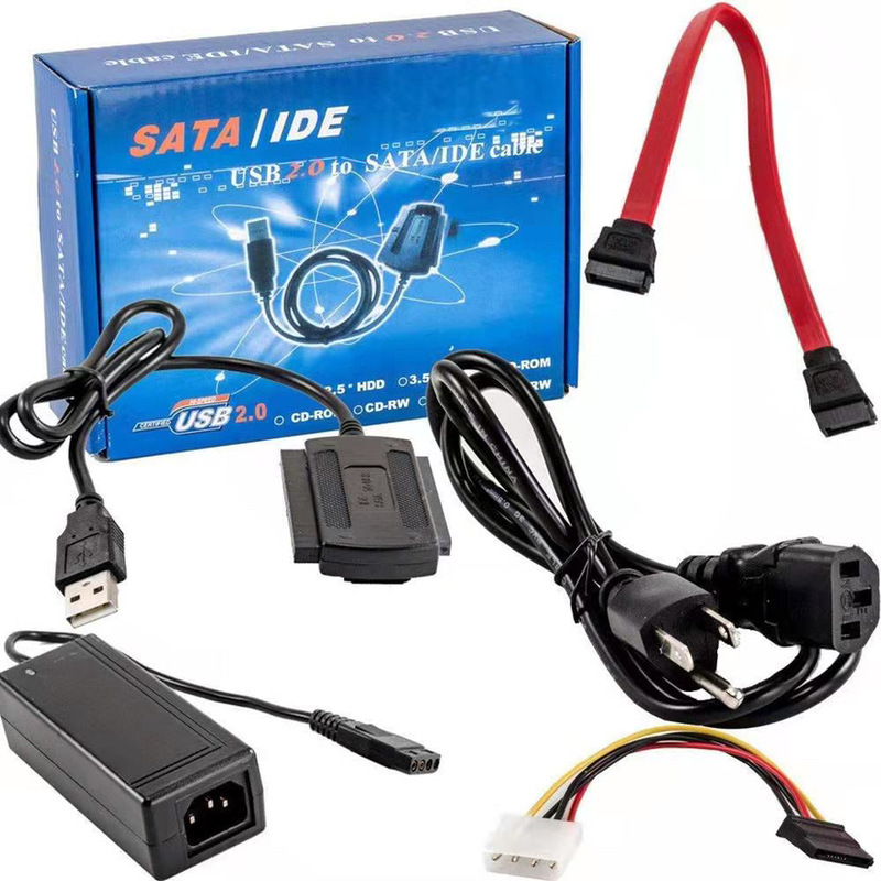 Three-purpose USB2.0 to SATA/idecable (can be connected to SATA serial hard disk) USB three-purpose SATA