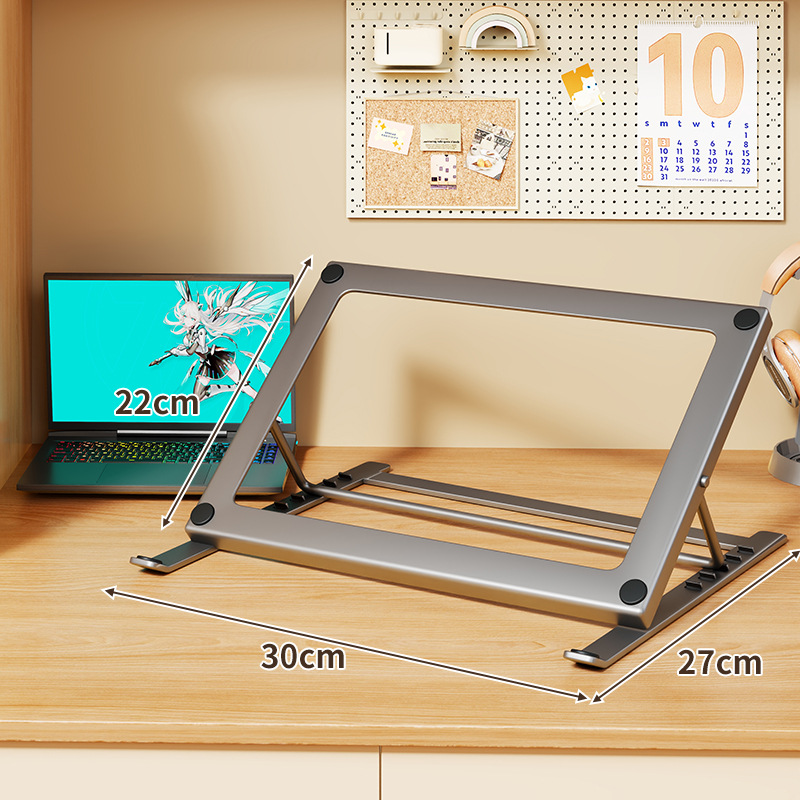 Soporte Elevador para Laptop Pro 5 de Hierro, Plegable, con Disipación de Calor