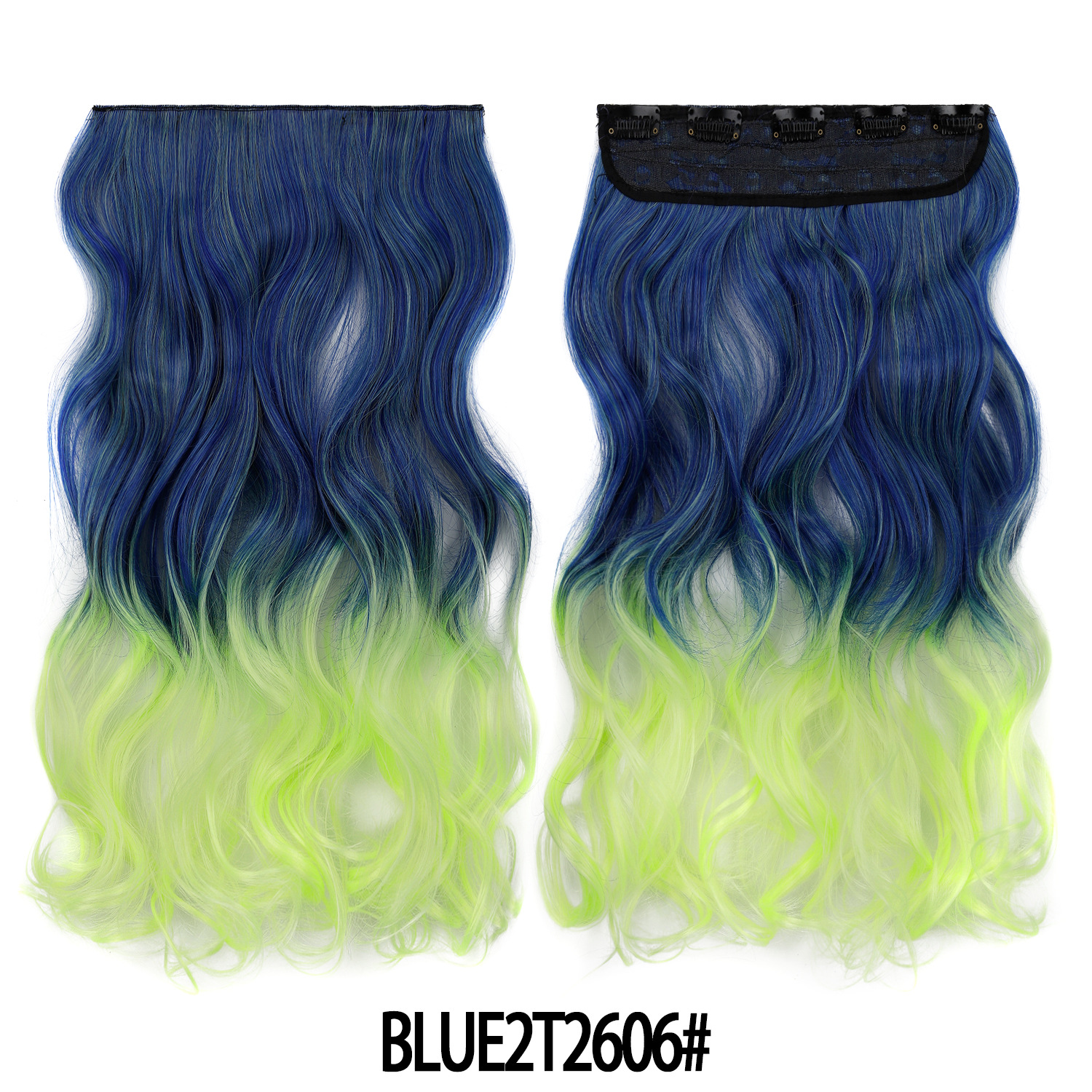 26 Deep blue gradient blue grass roll