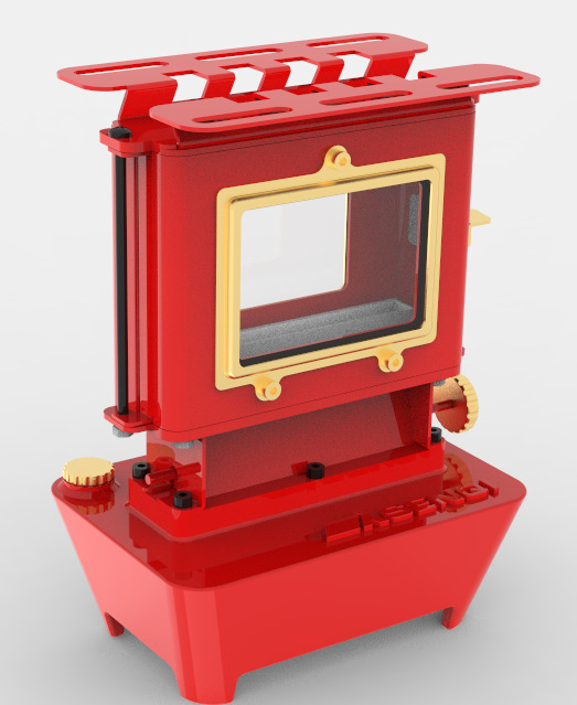 レトロファイヤービュー炉 525 ミリリットル燃料タンクガラスランプ灯油ストーブミニお茶ポータブルデスクトップキャンプ暖房炉