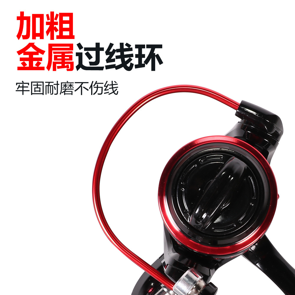 LK Full Metal Trolling Reel Saltwater and Freshwater Dual-Use Corrosion-Resistant Left and Right Hand Spinning Reel Fishing Line Reel