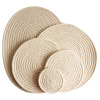 Nordic -style cotton rope woven meal cushion anti -scalding insulation pad round pot cushion meal cushion meal pad