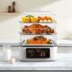 Vanlida Electric Steamer Large Capacity Stainless Steel Household Three-Layer Automatic Multi-Function Electric Cooker Stew Cooking Integrated