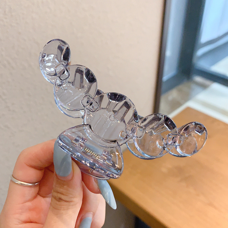 Clip de agarre simple de verano, volumen de cabello de alta calidad, clip de tiburón, horquilla grande, horquilla, nuevo cabello femenino, tocado 2024