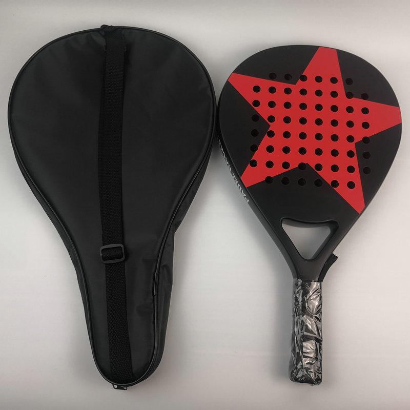 Cage-Type Carbon Fiber Cricket Racket Professional Training Single Racket for Men and Women Padel Cricket Racket