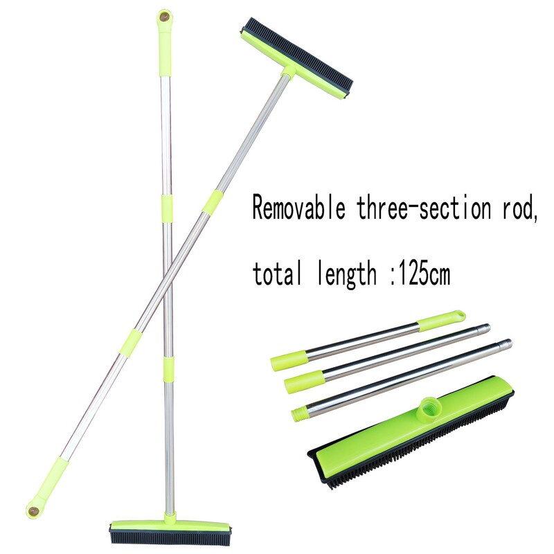 Pet Hair Broom for Home Carpet Hair Removal, Magic Non-Stick Hair Sweeper for Dog Hair and Hair Removal Mop