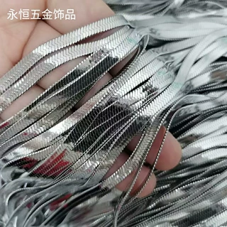 厂家直供316 304不锈钢饰链 服装链 首饰链 韩版链 手工链 网链