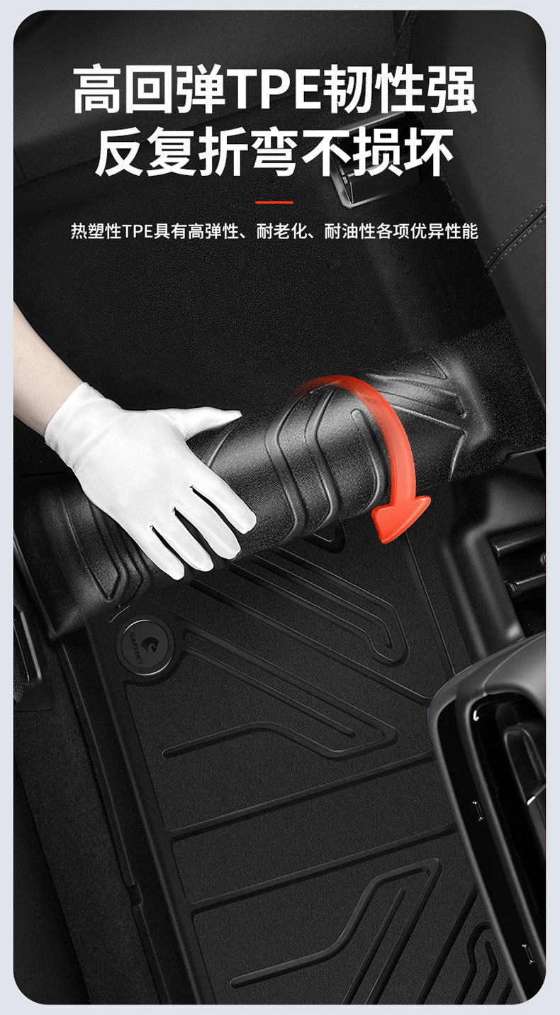 Suitable for Tank 300 New Energy 400 500, special all-weather TPE car floor mats and interior accessories