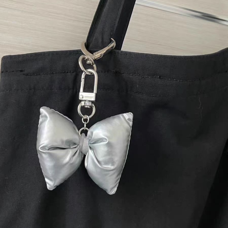 Sweet Bow Knot Cloth Keychain display picture 4