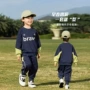 儿童字母撞色新款两件套