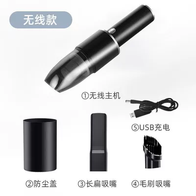 Car Vacuum Cleaner Wireless Home Charging High Power Powerful Vacuum Cleaner Car Mini Handheld Vacuum Cleaner (Tozsoranlar) - jm-6603-vacuum-cleaner-wireless-usb-charging-silver