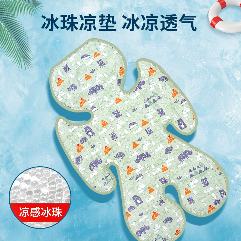 Летний обеденный стул Ледяная подушка Детская коляска Ледяная подушка Гель мультяшный прохладный детское сиденье коврик детский коврик мягкий