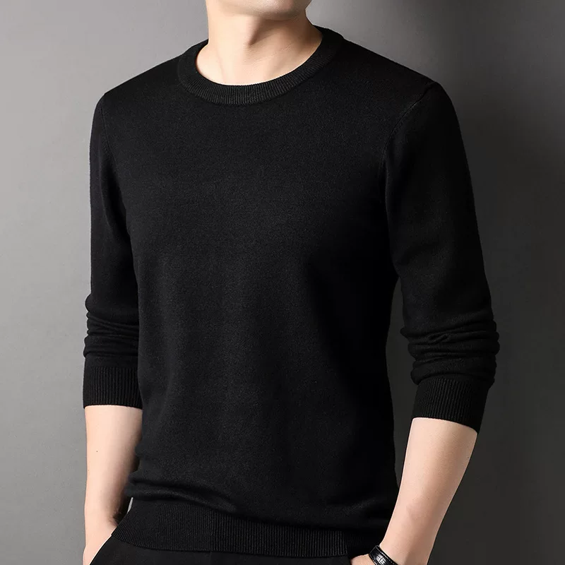 Китерованный(описано как Knitted solid demi-season trend body-friendly sweater for leisure)