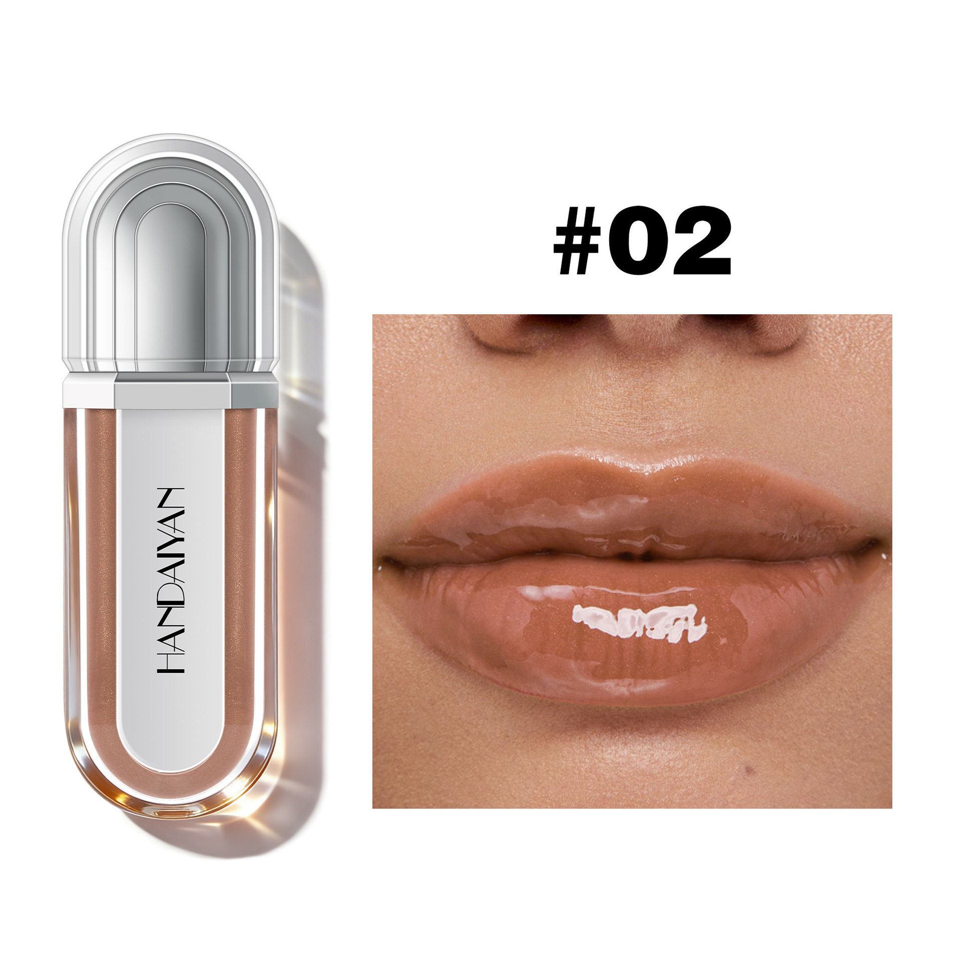 Exclusivo para la venta transfronteriza de espejo HANDAIYAN, esmalte labial, esmalte labial image 8