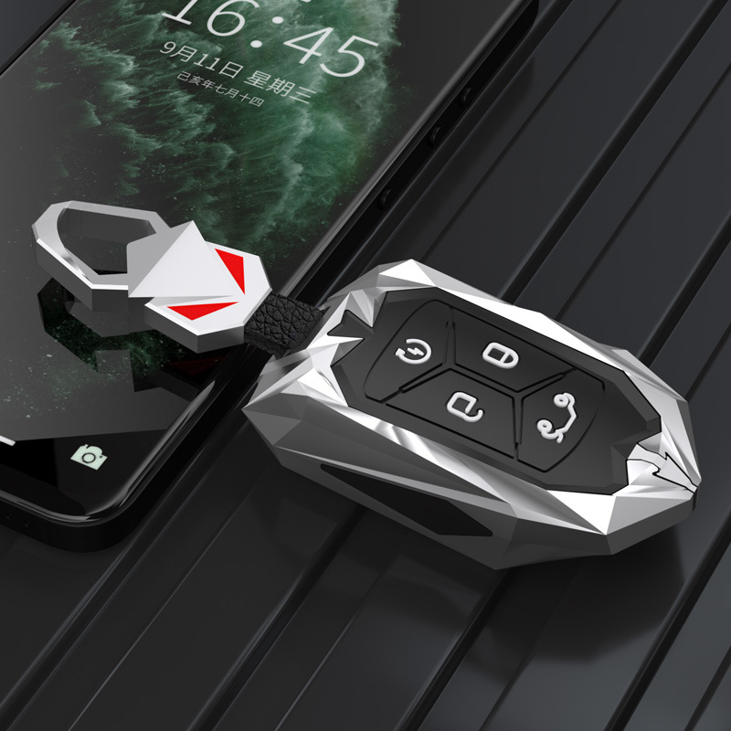 [업그레이드 + 빛나는 버튼] 밝은 실버 + 빨간 눈 버튼