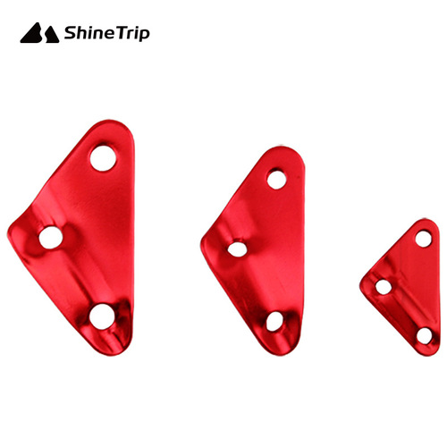 Triangular aluminum alloy wind rope buckle, adjustment buckle, outdoor tent canopy drawstring, anti-slip rope buckle accessories, large size wholesale