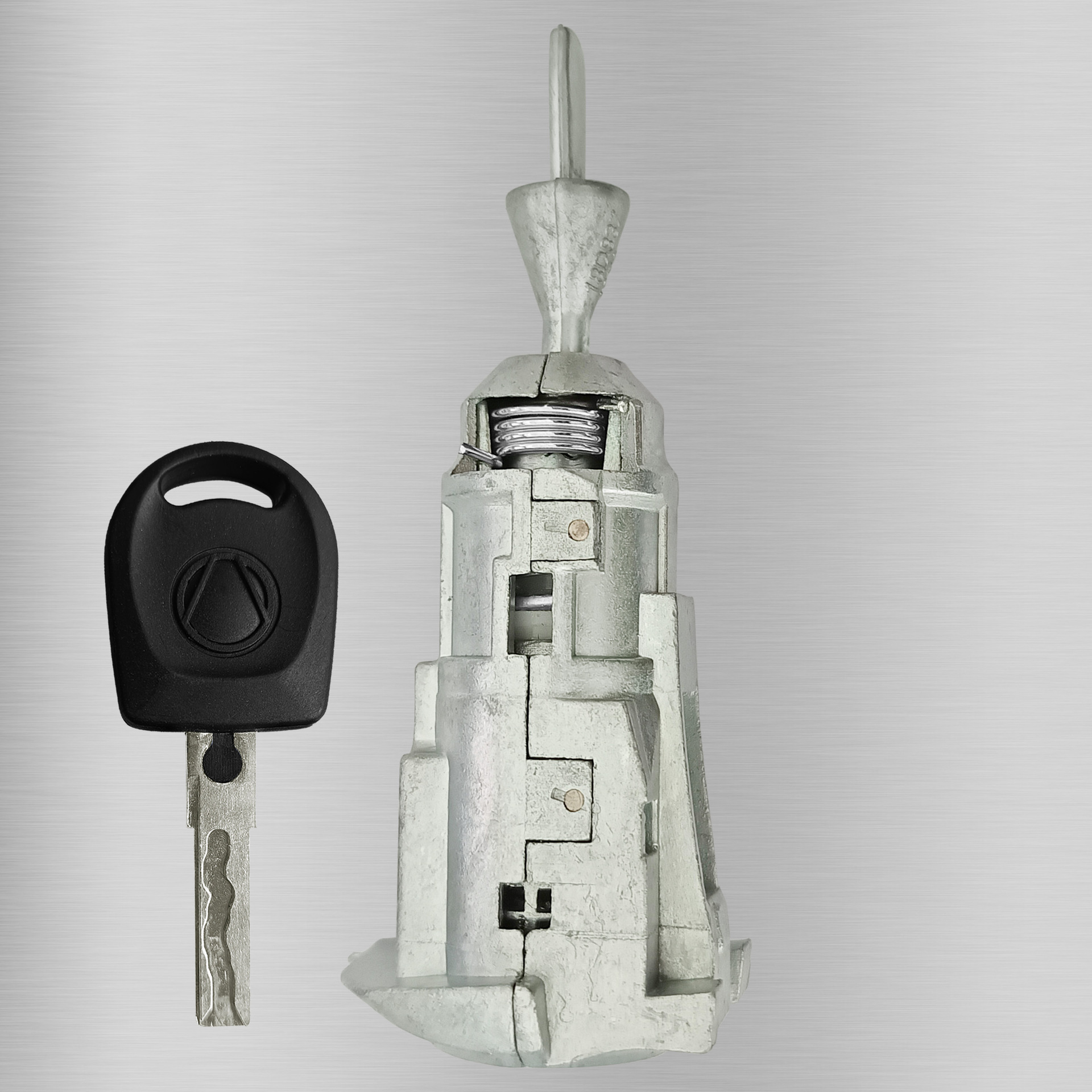 Cilindro de cerradura de puerta izquierda para Volkswagen New Lavida, 1 llave, cilindro de cerradura de puerta de coche, piezas de automóvil