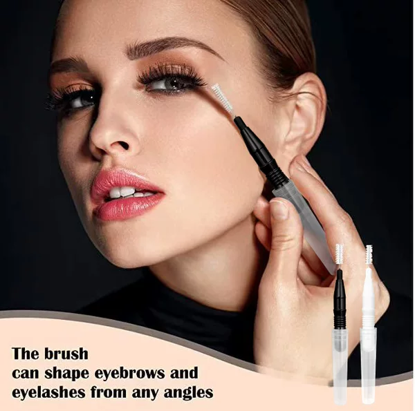 Multifunctional Transparent Dust Cover Eyelash Brush Eyebrow Brush Eyelash Comb Eyelash Beauty Tool Eyebrow Comb Makeup Brush