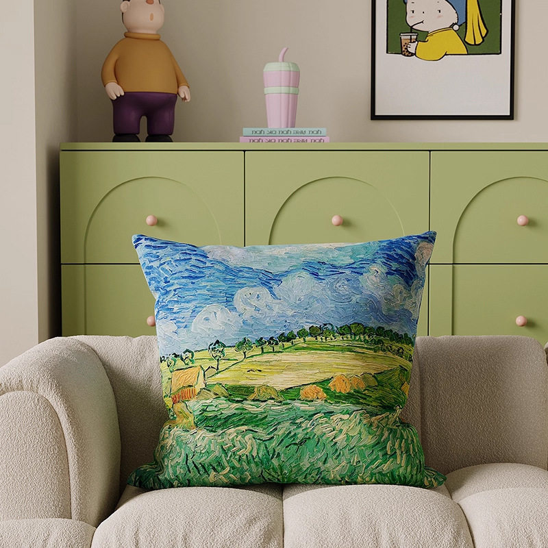 almohada de soporte de estilo francés de lujo ligera almohada de cintura de tela cama de sala de estar sofá almohada de soporte almohada de base