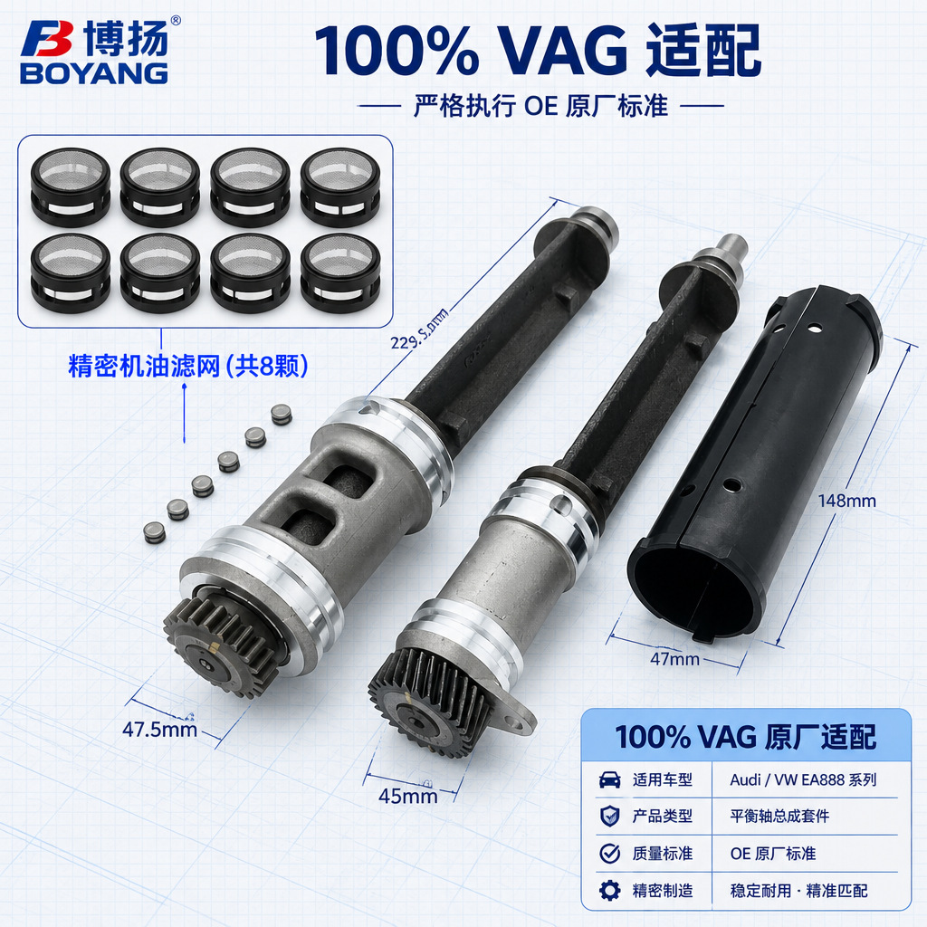 Suitable for Volkswagen Magotan, Tiguan, Audi A4L, Q5 2.0T, 06H198205A engine balance shaft kit
