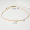 Summer necklace from pearl, crystal, universal beaded bracelet, advanced accessory, 2 carat, high-quality style