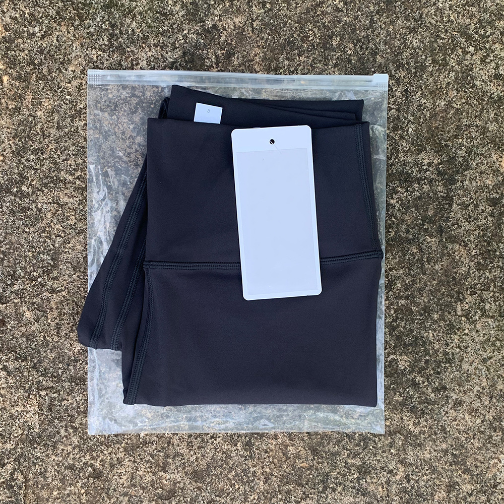 LULU ヨガパンツ 両面起毛 スリムフィット ヌード ハイウエスト スポーツパンツ 高弾性 桃尻 吸湿通気性 9点パンツ