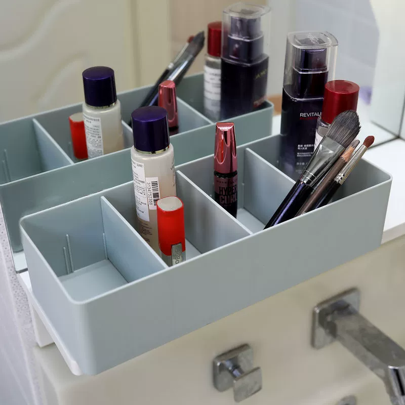Drawer separation box storage box free combination dressing small tidelle compilation box plastic desktop cosmetics storage box