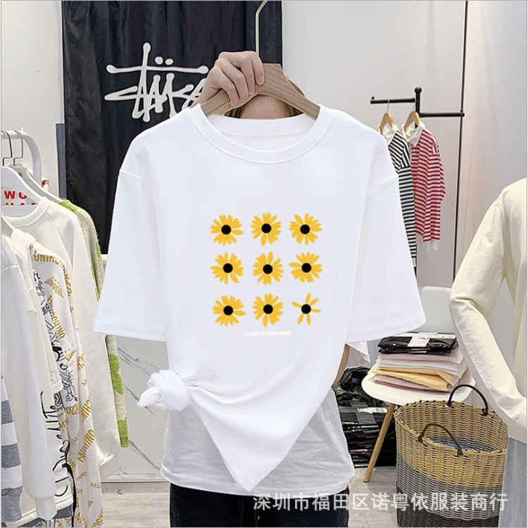 女装白色短袖T恤