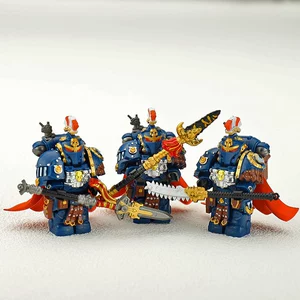 Dark Source Warhammer Emperor Blade Executor 934AB Черный тамплиер Серый рыцарь Запретная армия Строительный блок Мужская сумка через границу