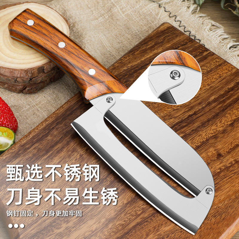 甘蔗刀菠蘿刀商用削甘蔗去皮神器加厚不鏽鋼款去眼夾水果刀小彎刀